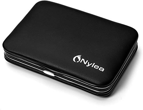 Nylea Professional Tweezers Set And Nail Clippers For Men And Women [Perfect Alignment / Grip] Best Precision Stainless Steel Kit For Ingrown Hair Eyebrows Facial Hair Splinter And Eyelashes 9Pcs #TOP6