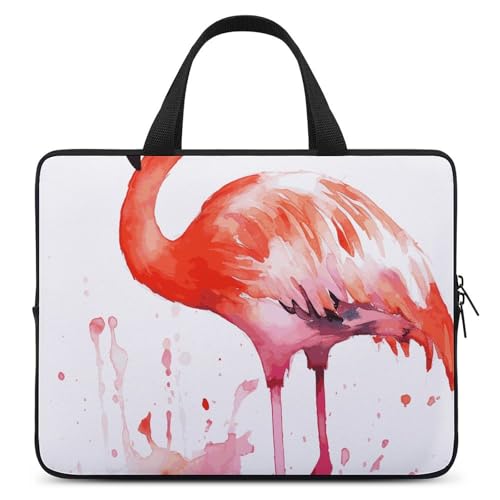 Sac ordinateur portable 15" flamants roses pour le travail et l'université