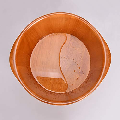Bañera de pies de madera de roble spa pedicure miniatura 3
