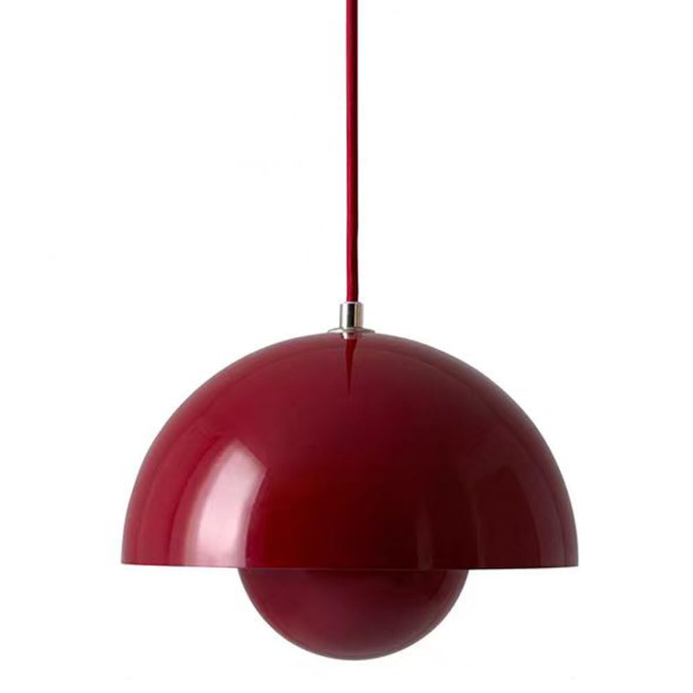 LEGZIT Macaron Flower Bud Hanging Lamp Nordic Style LampShade Nordic Modern Kitchen Ceiling Pendant Light Metal Aluminum Industrial Style Hanging Light for Bedroom,Bar,Bedroom,Bedside Lighting