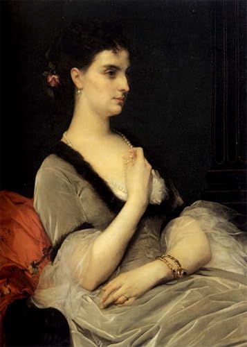 Portrait de la comtesse EA Vorontsova-dashkova Alexcabanel affiche impression d'art 60x90cm