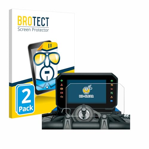 brotect 2-Pack Screen Protector Compatible with Suzuki GSX-8S 2023 - HD-Clear Protection Film