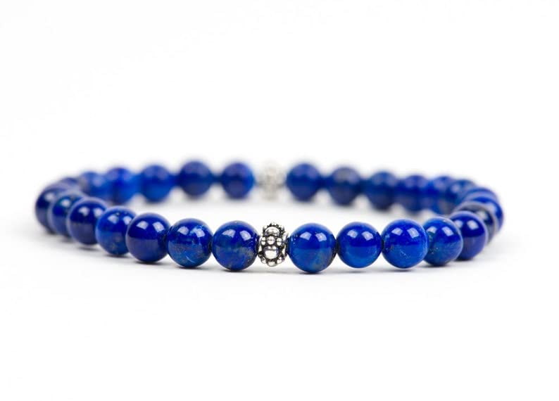 Bracelet en lapis-lazuli 6mm pour sublimer votre style quotidien avec élégance