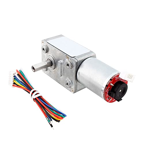 LVLOZ Hochdrehmoment 24V DC-Motor JGY370. Motores DC Geschwindigkeitsregler Treiber 24V DC Motor Controller Vorwärts umgekehrter selbsthemmender Motor mit Encoder Motor- (Color : 24V, Size : 1:1019) Cover