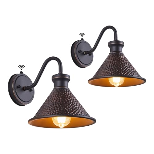 Tarentlight 2 Pack Dusk to Dawn Outdoor Wall Light Fixtures Photocell Sensor, Exterior Sconce Light...