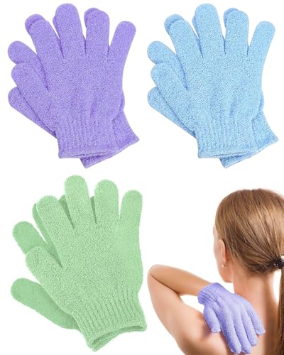 GAJUS 3 pares de guantes de microfibra para limpieza, lavables y reutilizables, ideales para cocina, automóvil, camión, espejos, lámparas, persianas, muebles y espacios difíciles de alcanzar