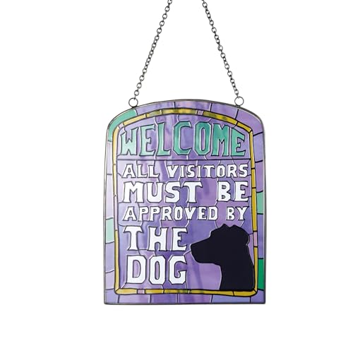 Suncatcher chien de 16,5 cm suspension lumineuse multicolore - 2