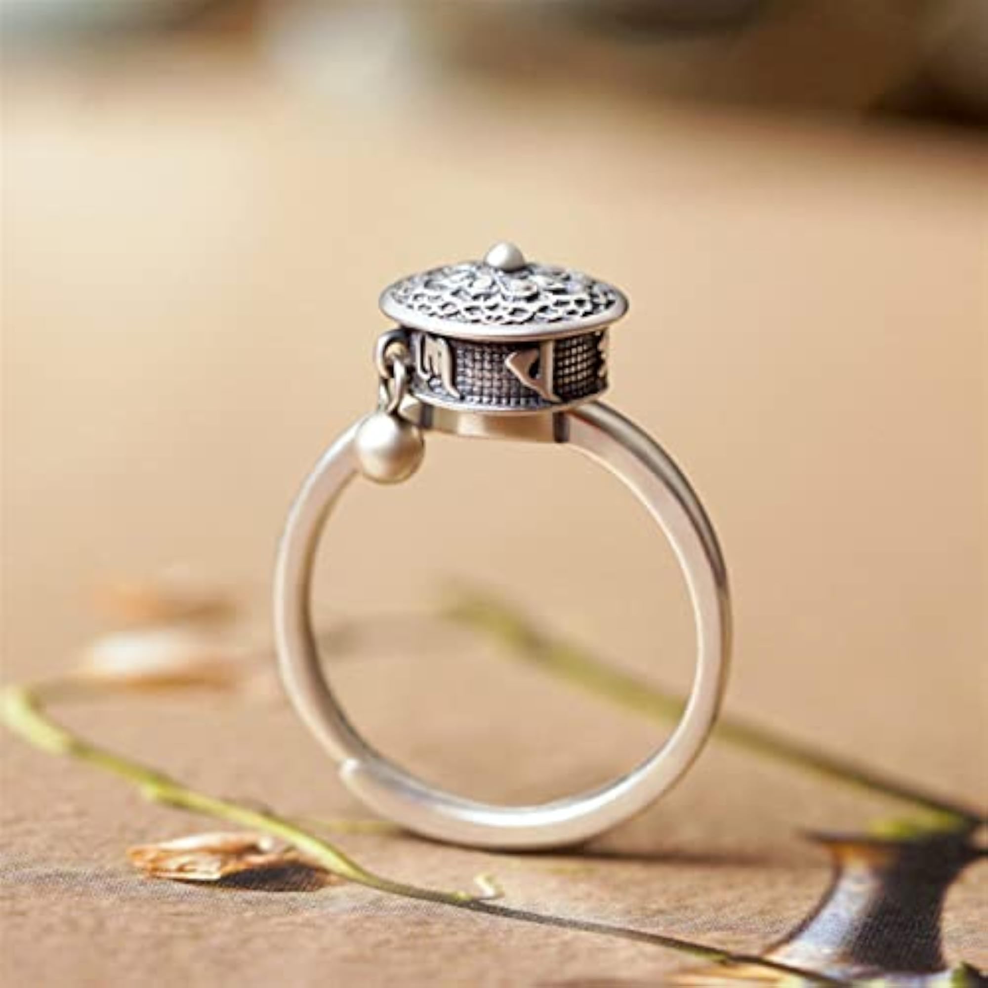 Men's Creative National Style Opening Ring