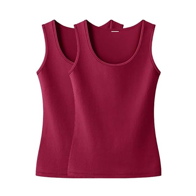 Women Sleeveless Summer Tops for Woman Cottton Casual Women T-Shirts O-Neck Tank for Girls Solid Clothes for Lady