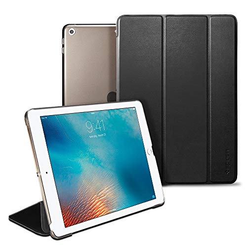 Spigen Smart Fold Works with iPad 9.7 Case iPad Case (2017/2018) - Black