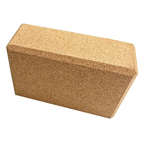 ibasenice Fitness Yoga Blocks Natural Oak High-density Skid-resistant for Body Shape Improvement