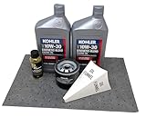 Kohler Genuine 12 050 01-S Oil Change Kit w/Oil pad 10W-30 Oil and Fuel Treatment
