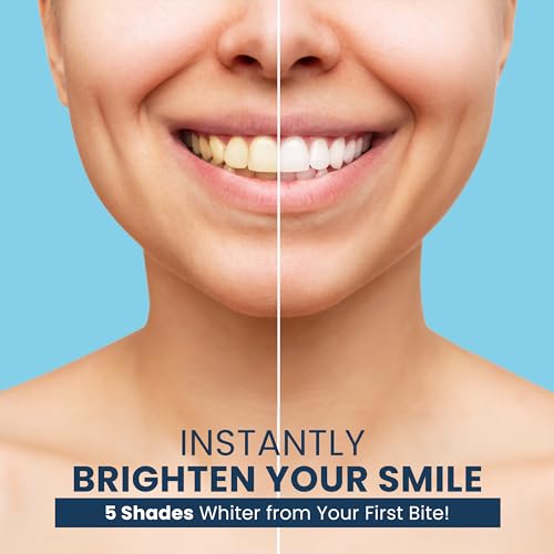 Image of Jemz Smile Chewable Teeth Whitening Kit - 16 Treatments, Teeth Whitening Gum for Sensitive Teeth Enamel, Tooth Whitening Without Sensitivity