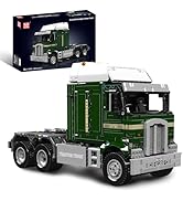 Mould King 13202 Flated Truck Tractor Model Kit, Semi Truck Building Blocks Toy with Remote Contr...