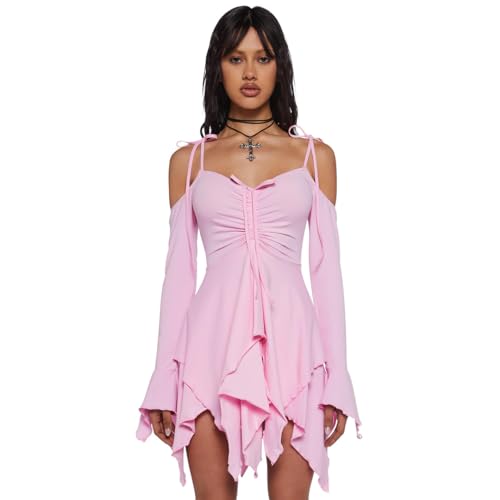 Dolls Kill F is for Fairies Dress by Current Mood Pink Small