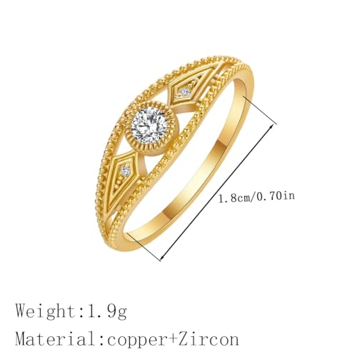 Bague d'héritage faite à la main à porter au quotidien - 2