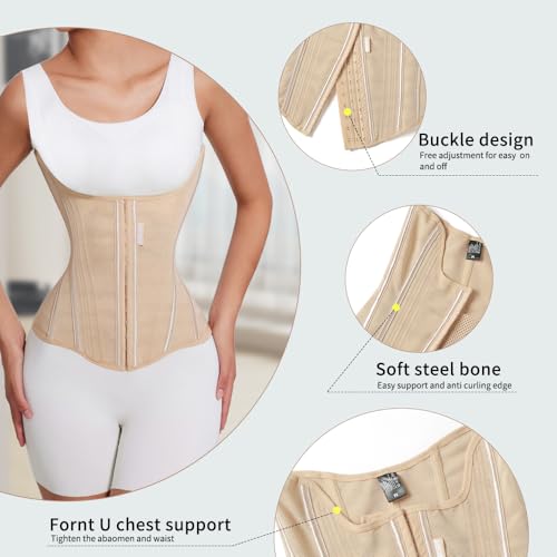 Image of Waist Cincher Trimmer Belt Girdle Workout Shapewear Tummy Control Shaper Waist Trainer for Women