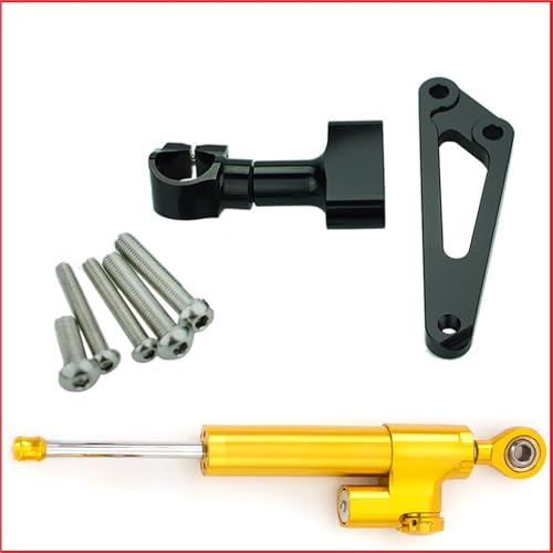 Kit montage d'amortisseur direction réglable aluminium CNC pour moto CB600F Hornet 2007-2016