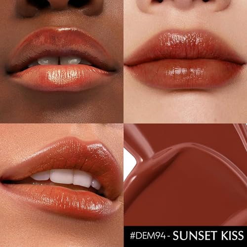 Image of Depuplum Brown Lipstick for Women Moisture Lip Gloss Tinted Lip Balm | Sheer Nourishing Hydrating Glossy Creamy Lipstick Glow Reviver Lip Stick for Dry Lips,DM94 Caramel