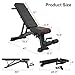 YOUTEN 1300 LB Weight Bench Heavy Capacity | 9-4-4 90° Adjustable Incline Decline Exercise Chair for Home Gym More Stable and Durable | Foldable Training Lifting Bench | Dragon Flag Handle for Abdominal Arm Workout
