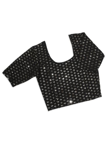 Image of Chandrakala Readymade Blouses for Women Sarees,Stretchable(B202-P)