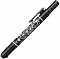 新品未使用　【完売品】　本革　ブラッキー ゼブラ マッキーノック細字 黒 簡易包装1パック（50本入） AS50