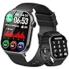 uaue Smartwatch Donna Uomo, 2025 1,96''HD Orologio Smartwatch con Effettua/Risposta Chiamate, Orologio Contapassi con Cardiofrequenzimetro/Sonno, 110+ Sportive Fitness Tracker IP68 per Android iOS