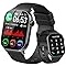 uaue Smartwatch Donna Uomo, 2025 1,96''HD Orologio Smartwatch con Effettua/Risposta Chiamate, Orologio Contapassi con Cardiofrequenzimetro/Sonno, 110+ Sportive Fitness Tracker IP68 per Android iOS