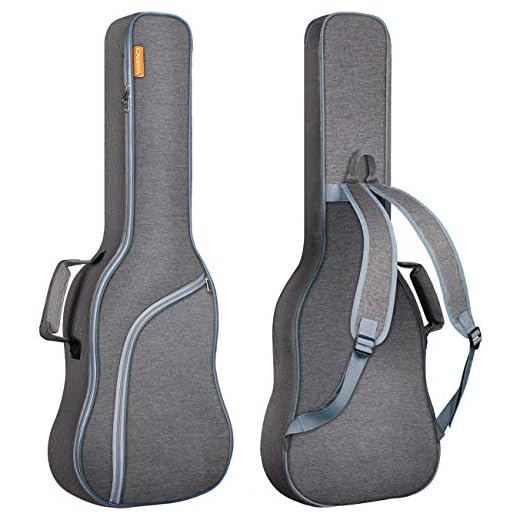 CAHAYA Bolsa Guitarra Electrica Acolchada 9mm Funda para Guitarra Electrica con Un Bolsillo Frontal para Libros de Música Modelo CY0175