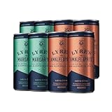 The Fun Fiesta Premixed Nonalcoholic Cocktail Set, Almafi Spritz and Margarita, Mocktails & Nonalcoholic Drinks, 8.45 Fl Oz X 8