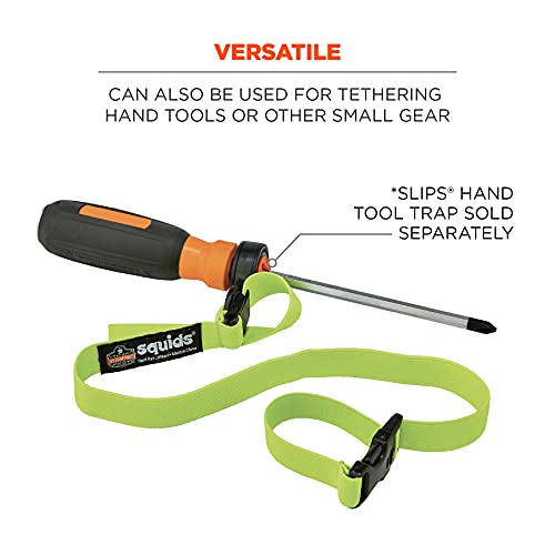 Image of Ergodyne Squids 3150 Lanyard with Buckle End, Easily Attaches to Hard Hat, Tools, or Small Valuables, Weight Capacity 2 lbs