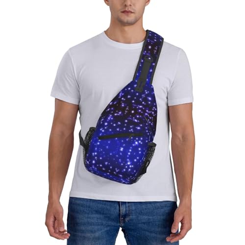 Morrales de senderismo sling con estampado estrellas miniatura 7