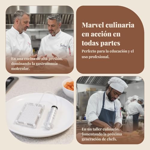 profesion Gastronomía Maker Gourmet Dispensador de Esferificación Gotero y Herramientas - imagen 6