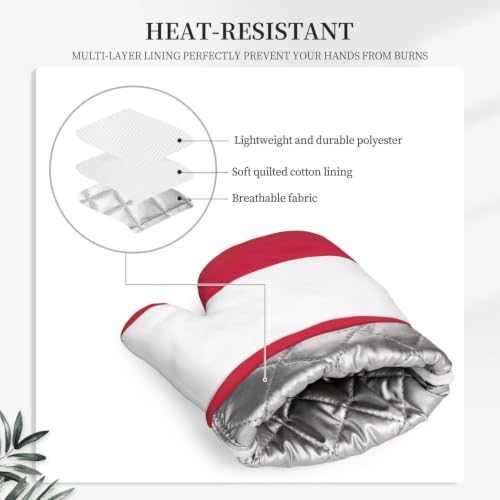 Ensemble de four lavable drapeau Hongrie isolant cuisine et grillades - 8