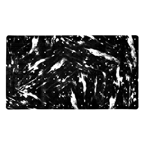 Alfombra de baño de mármol elegante con ventosas de seguridad 2
