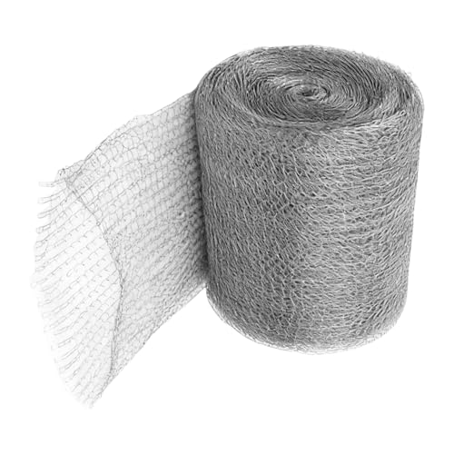 換気メッシュ ? ステンレススチール製スロットブロッカー |庭、家、農場、排水管、エアダクト、地下室、フェンス、ケージ、ステンレス鋼メッシュロール マウス制御フィルター ヘビバリア 柔軟な根の 植木鉢用の抗ネズミワイヤーメッシュ