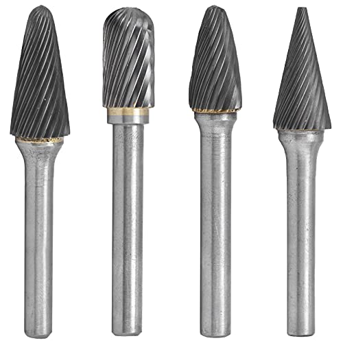 Set de 4 Fresas de Carburo 12mm Mango 1/4 Inch miniatura 1