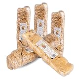 Barking Buddha Beef Cheek Rolls | Premium Dog Chews | Extra Thick, All Natural, No Additives, Gluten Free | Peanut Butter - Large 10”-12” - 5 Pack