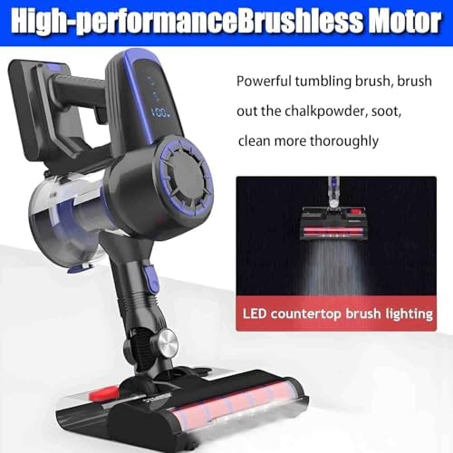 Cordless Pool Table Cloth Cleaner - 240W Billiard Vacuum with LED Light & Brush, 2-Speed Settings for Effective Cloth Care & Maintenance, Ideal for Green/Blue Tables