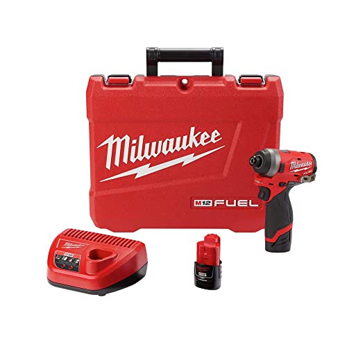 M12 Fuel 1/4" Hex Impact Driver Kit #TOP24