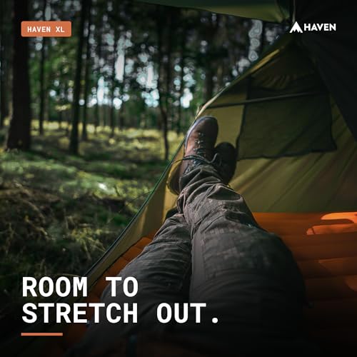 Image of Haven Tents Lay Flat Hammock Tent - Waterproof Camping Hammock with Mosquito Net, Insulated Pad and Rainfly - Haven Tent, Haven XL, Haven Safari