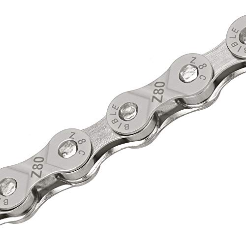 KBNIAN Cadena de Bicicleta de 6/7/8 Velocidad 116 Eslabones Niquelado Antióxido Resistente al Desgaste para Bicicleta de Montaña Bicicleta de Carretera Reparación Reemplazo de Cadena (1,5m, Plateado)