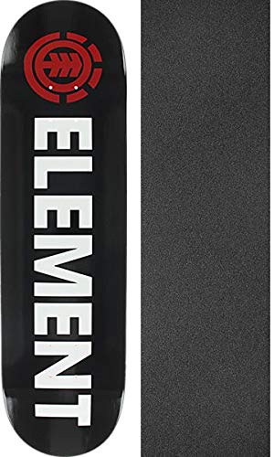 Element Skateboards Blazin Skateboard Deck - 8.25 x 32.25 with Black Magic Black Griptape - Bundle of 2 Items Element Skateboards Blazin Skateboard Deck - 8.25" x 32.25" with Black Magic Black Griptape - Bundle of 2 Items