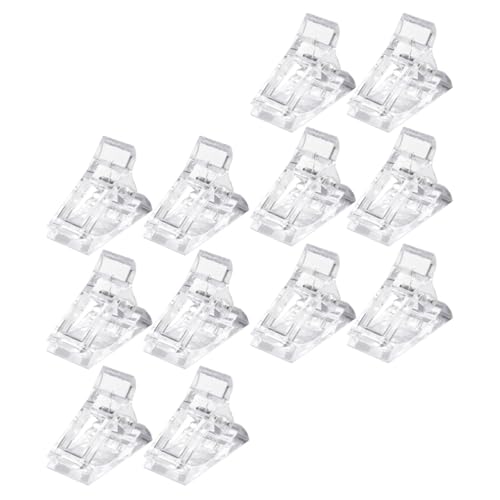 12 piezas clips para manicura y moldeado de uñas miniatura 1