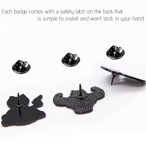 Image of Enamel Pins Bulk Set Mixed Cute Enamel Brooch Lapel Pin Clothes Backpack for Girl Women Adult Festival Decoration