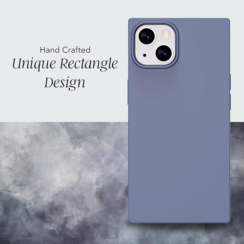 Image of COCOMII Rectangle for iPhone 14 Plus /15 Plus Case, Matte Slate Silicone