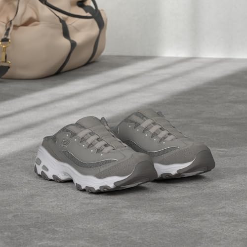 Skechers Sport Women's Resilient Fashion Sneaker, Gray/White, 6 M US2