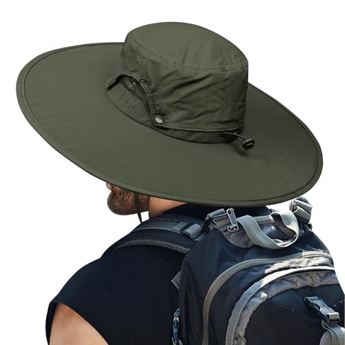 Cooltto L/XL/XXL Wide Brim Sun Hat UPF 50+, Waterproof & Breathable for Men, Women - for Fishing, Hiking, Camping & Traveling - Image 3