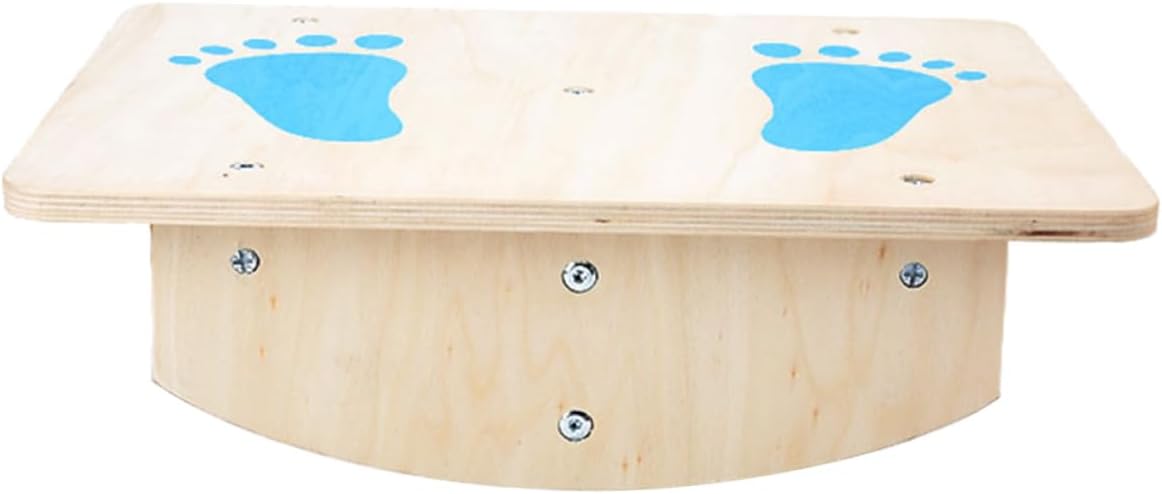 Flexible Balance Training Device Balance Board for Year Old Wooden Sensory Toys Home Gymnastics Equipment Safe Corner Design