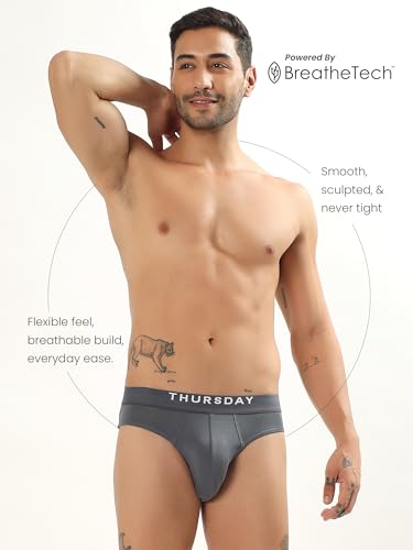 Image of Freecultr Air Micro Modal Men's Brief | Pack of 7 (Monday to Sunday Combo) | Soft, Stretchable, Anti-Odour Fabric | Unique Colors | Comfortable Waistband